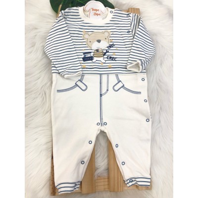 Macacão  Trape Zape - Ursinho mecânico crec crec